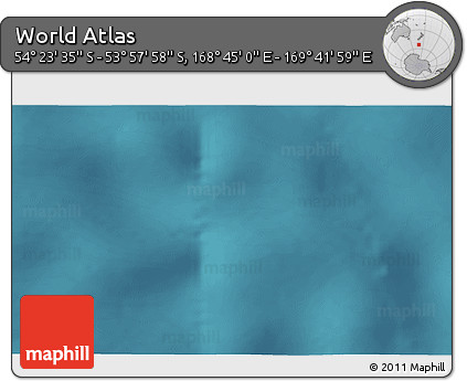 Satellite 3D Map of the Area around 54° 10' 47" S, 169° 13' 29" E