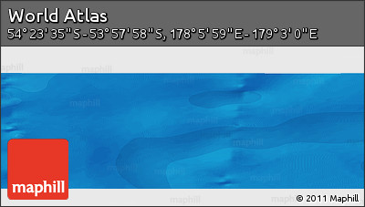 Political Panoramic Map of the Area around 54° 10' 47" S, 178° 34' 29" E