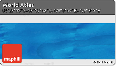 Political Panoramic Map of the Area around 54° 10' 47" S, 178° 34' 29" E
