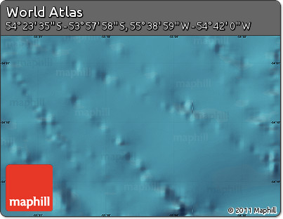 Satellite Map of the Area around 54° 10' 47" S, 55° 10' 29" W