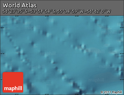 Satellite Map of the Area around 54° 10' 47" S, 55° 10' 29" W