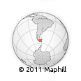 Outline Map of the Area around 54° 10' 47" S, 63° 40' 30" W, rectangular outline