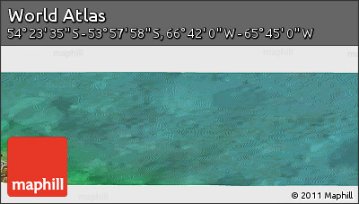 Satellite Panoramic Map of the Area around 54° 10' 47" S, 66° 13' 29" W