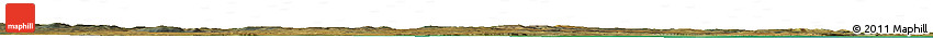 Satellite Horizon Map of the Area around 54° 10' 47" S, 67° 4' 29" W