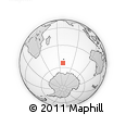 Outline Map of the Area around 54° 10' 47" S, 68° 4' 29" E, rectangular outline