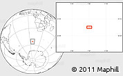 Blank Location Map of the area around 54° 10' 47" S, 7° 43' 29" E