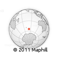 Outline Map of the Area around 54° 10' 47" S, 81° 40' 30" E, rectangular outline