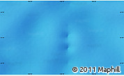 Physical Map of the area around 54° 33' 39" S, 106° 19' 29" E
