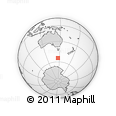 Outline Map of the Area around 54° 33' 39" S, 146° 16' 30" E, rectangular outline