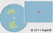 Savanna Style Location Map of the area around 54° 33' 39" S, 147° 7' 30" E