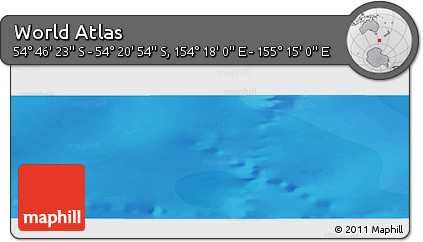 Political Panoramic Map of the Area around 54° 33' 39" S, 154° 46' 30" E