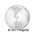 Outline Map of the Area around 54° 33' 39" S, 53° 28' 30" W, rectangular outline