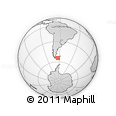 Outline Map of the Area around 54° 33' 39" S, 63° 40' 30" W, rectangular outline