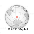 Outline Map of the Area around 54° 33' 39" S, 68° 4' 29" E, rectangular outline