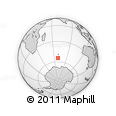Outline Map of the Area around 54° 33' 39" S, 68° 55' 30" E, rectangular outline
