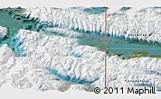 Satellite 3D Map of the area around 54° 33' 39" S, 68° 46' 30" W