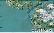 Satellite Map of the area around 54° 33' 39" S, 72° 10' 30" W