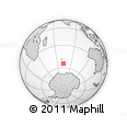 Outline Map of the Area around 54° 33' 39" S, 73° 10' 30" E, rectangular outline