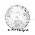 Outline Map of the Area around 54° 33' 39" S, 78° 16' 30" E, rectangular outline