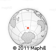 Outline Map of the Area around 54° 33' 39" S, 79° 7' 30" E, rectangular outline