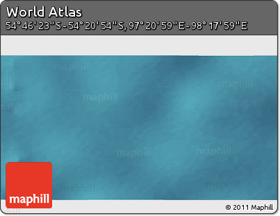 Satellite 3D Map of the Area around 54° 33' 39" S, 97° 49' 29" E
