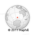Outline Map of the Area around 54° 56' 24" S, 103° 46' 30" E, rectangular outline