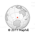 Outline Map of the Area around 54° 56' 24" S, 104° 37' 30" E, rectangular outline