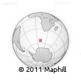 Outline Map of the Area around 54° 56' 24" S, 10° 16' 30" E, rectangular outline