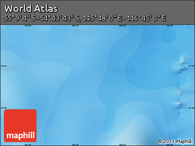Political Map of the Area around 54° 56' 24" S, 146° 16' 30" E