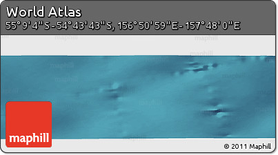 Satellite Panoramic Map of the Area around 54° 56' 24" S, 157° 19' 29" E