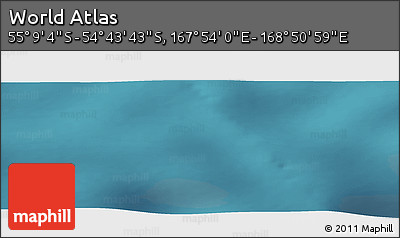 Satellite Panoramic Map of the Area around 54° 56' 24" S, 168° 22' 30" E