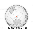 Outline Map of the Area around 54° 56' 24" S, 51° 4' 30" E, rectangular outline
