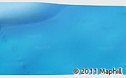 Shaded Relief 3D Map of the area around 54° 56' 24" S, 51° 55' 29" E