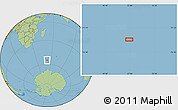 Savanna Style Location Map of the area around 54° 56' 24" S, 51° 55' 29" E