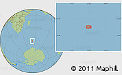 Savanna Style Location Map of the area around 54° 56' 24" S, 52° 46' 29" E