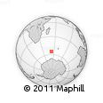 Outline Map of the Area around 54° 56' 24" S, 52° 46' 29" E, rectangular outline
