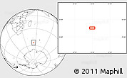 Blank Location Map of the area around 54° 56' 24" S, 53° 37' 30" E