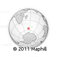 Outline Map of the Area around 54° 56' 24" S, 53° 37' 30" E, rectangular outline