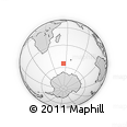 Outline Map of the Area around 54° 56' 24" S, 54° 28' 30" E, rectangular outline