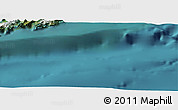 Satellite Panoramic Map of the area around 54° 56' 24" S, 63° 40' 30" W