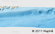 Shaded Relief Panoramic Map of the area around 54° 56' 24" S, 63° 40' 30" W