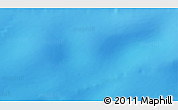 Physical 3D Map of the area around 54° 56' 24" S, 71° 28' 29" E