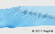 Physical Panoramic Map of the area around 54° 56' 24" S, 73° 1' 30" W