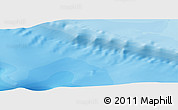 Political Panoramic Map of the area around 54° 56' 24" S, 73° 1' 30" W