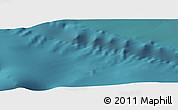 Satellite Panoramic Map of the area around 54° 56' 24" S, 73° 1' 30" W