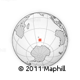 Outline Map of the Area around 54° 56' 24" S, 74° 1' 30" E, rectangular outline