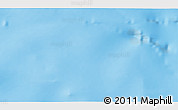 Physical 3D Map of the area around 54° 56' 24" S, 76° 34' 29" E