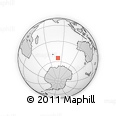 Outline Map of the Area around 54° 56' 24" S, 80° 49' 29" E, rectangular outline