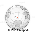 Outline Map of the Area around 54° 56' 24" S, 83° 22' 30" E, rectangular outline
