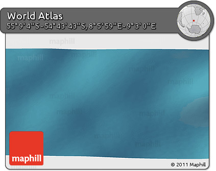 Satellite 3D Map of the Area around 54° 56' 24" S, 8° 34' 29" E